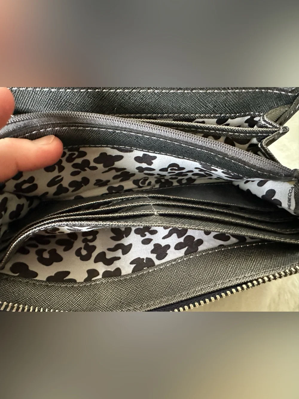 Rebecca Minkoff Saffiano Ada Zip Wallet/Clutch
